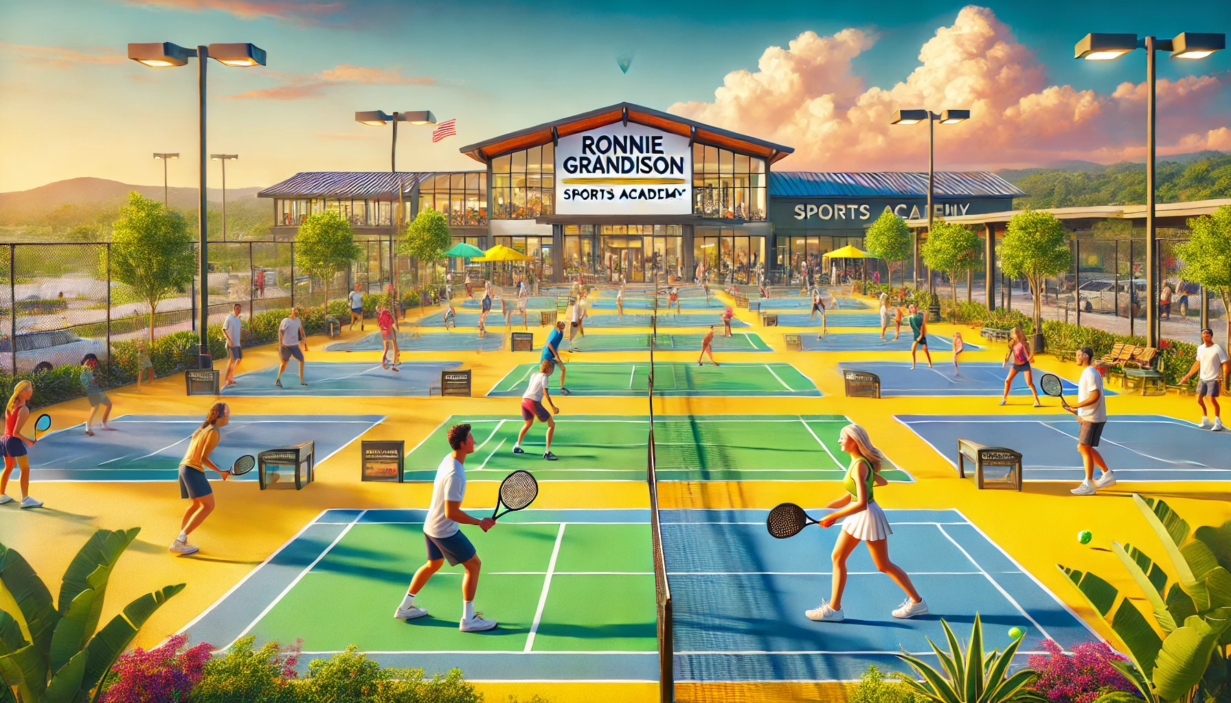 ronnie grandison sports academy reserve pickleball courts